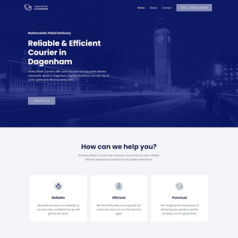 Smiles Better Couriers Website